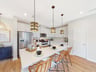 kitchen with pendant lighting
