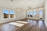 open great room with hardwood flooring