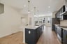 kitchen with an island