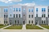 three story townhome exterior