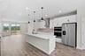 kitchen with an island