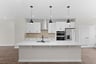 kitchen with a front view