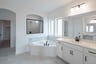  primary bathroom with soaking tub and walk-in shower