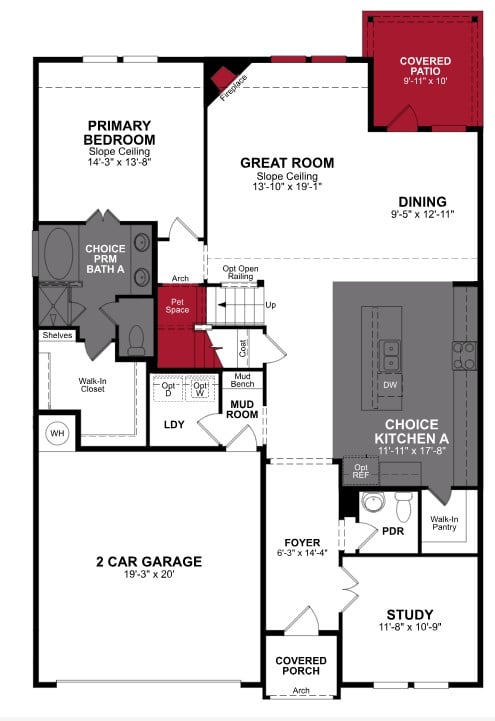Cascade floor plan drawing