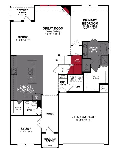 Cascade floor plan drawing