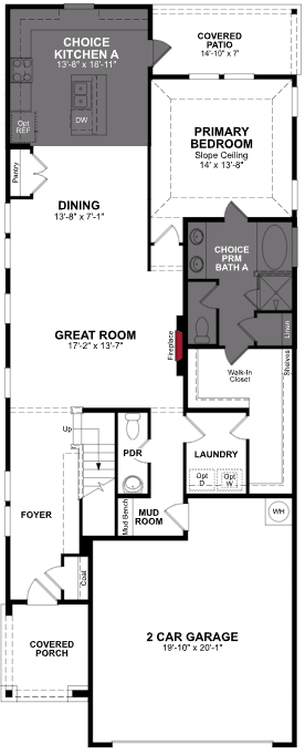 Lantana floor plan drawing