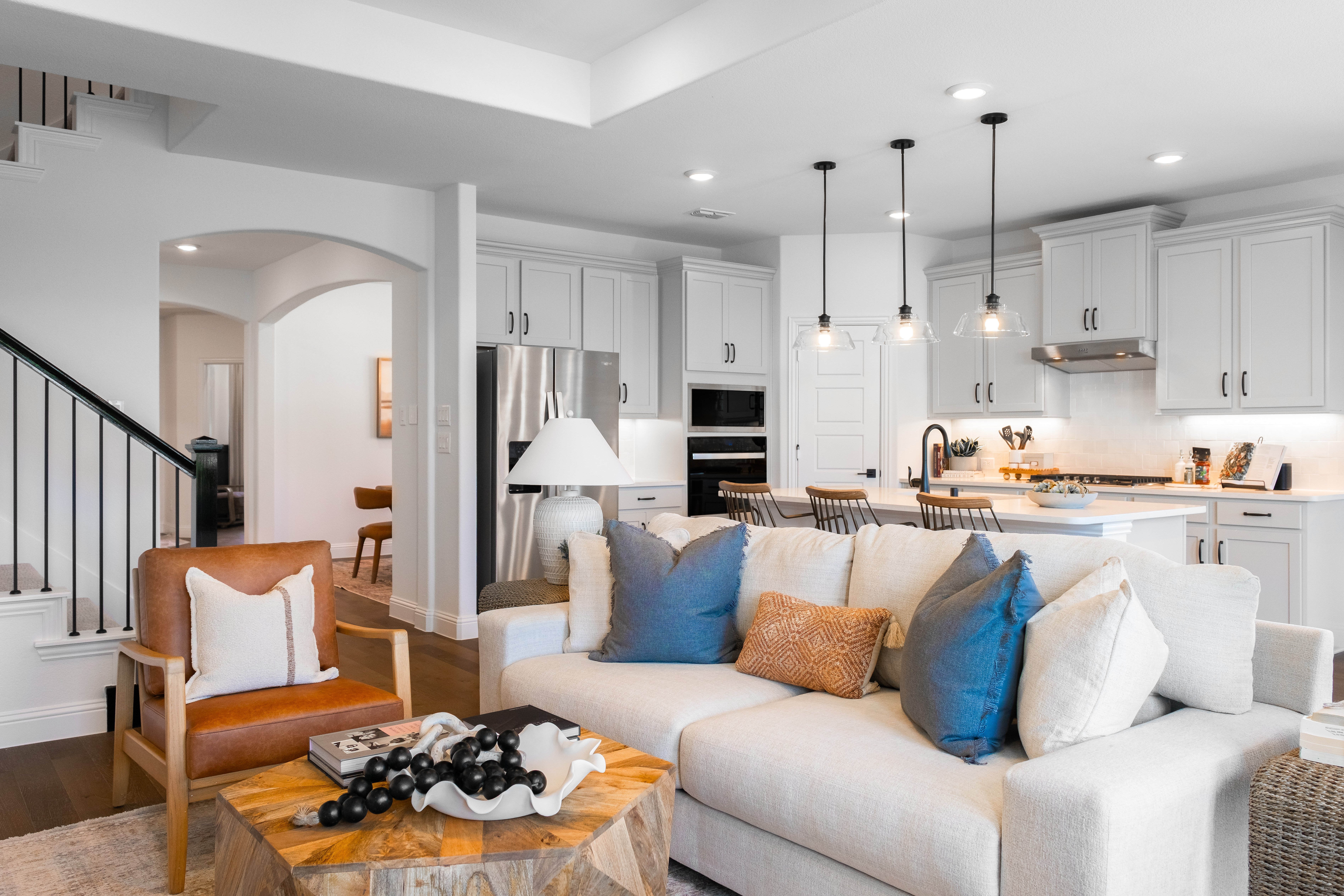 a virtual tour of a community with highway access