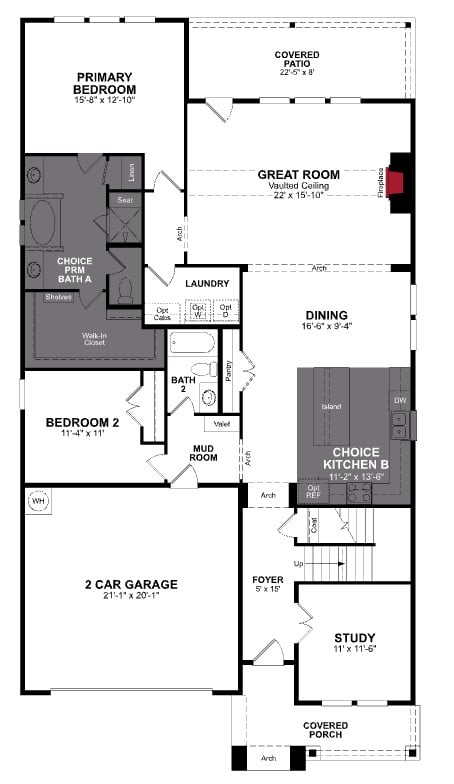 Laredo floor plan drawing
