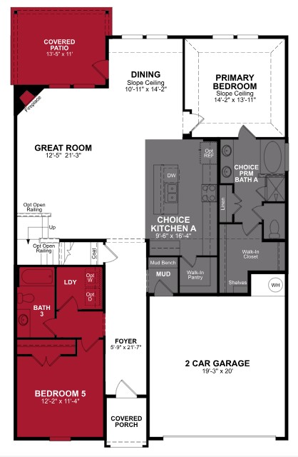 Rainier floor plan drawing