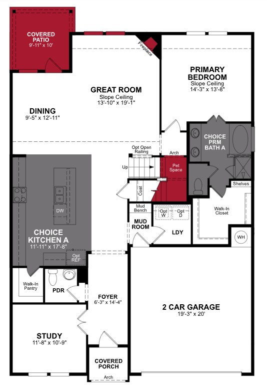 Cascade floor plan drawing