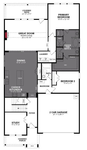 Laredo floor plan drawing