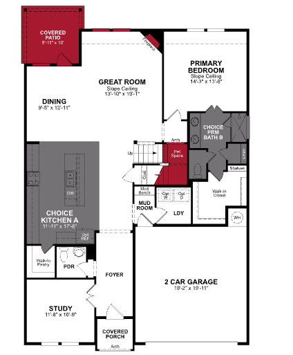 Cascade floor plan drawing