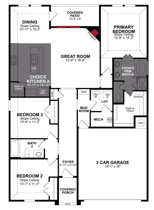 Sierra floor plan drawing
