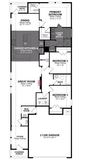 Primrose floor plan drawing