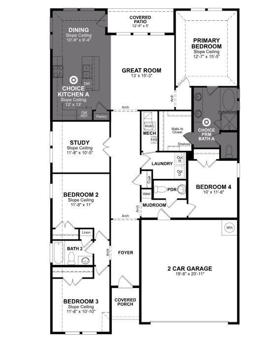 Magnolia floor plan drawing