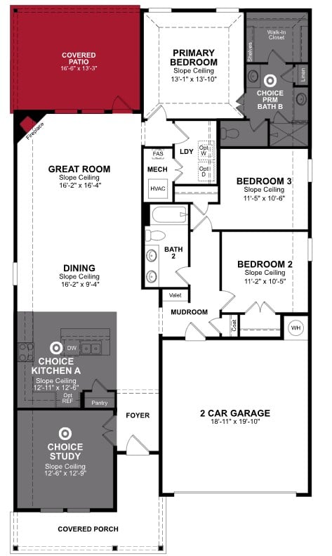 Carson floor plan drawing